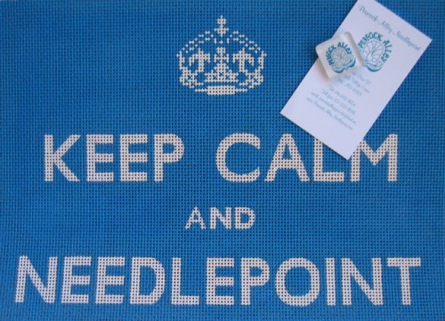 Keep Calm and Needlepoint